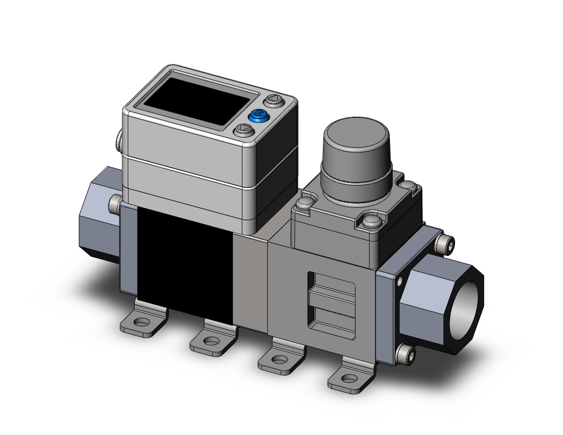 SMC PF3W704S-N03-BTN-GR digital flow switch, IFW/PFW FLOW SWITCH