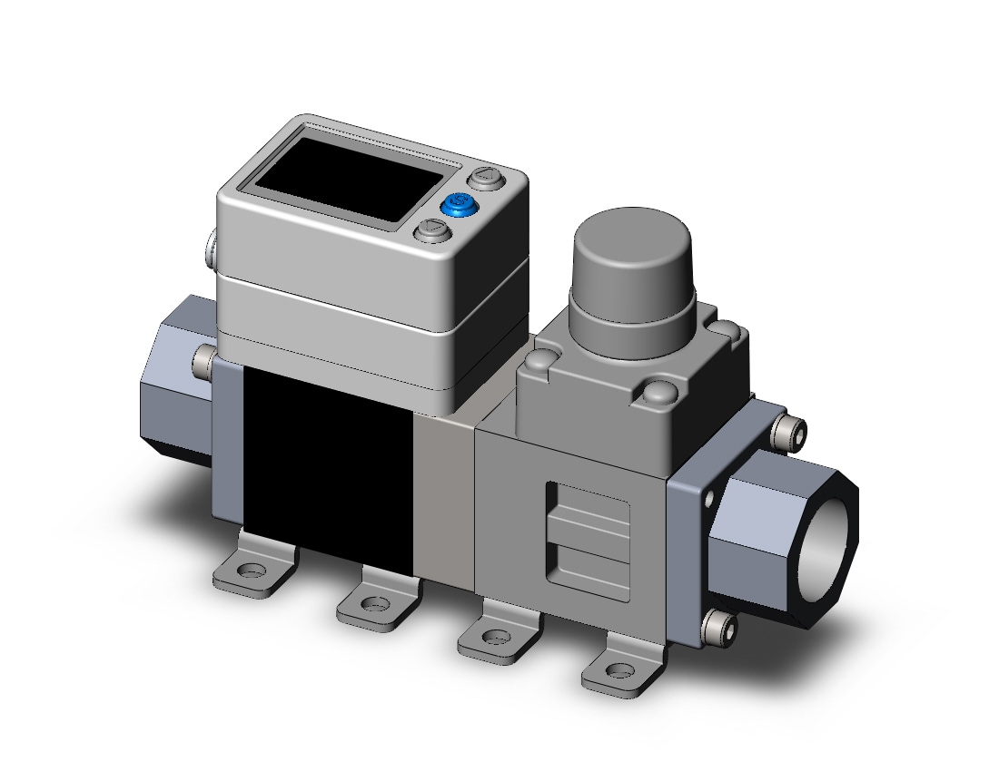 SMC PF3W704S-N03-ETN-MRA 3-color digital flow siwtch for water, DIGITAL FLOW SWITCH, WATER, PF3W