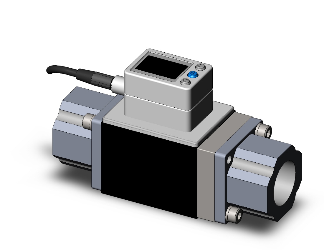 SMC PF3W711-06-BT-M 3-color digital flow siwtch for water, DIGITAL FLOW SWITCH, WATER, PF3W