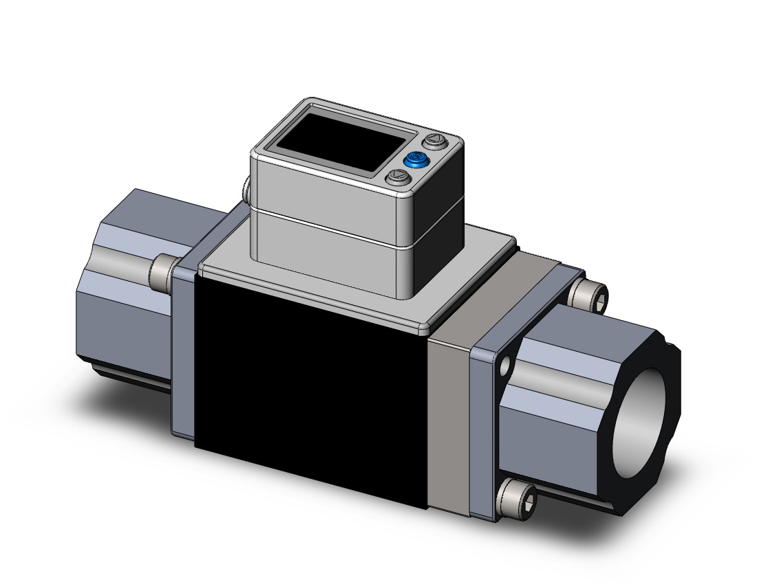 SMC PF3W711-06-BTN-F 3-color digital flow siwtch for water, DIGITAL FLOW SWITCH, WATER, PF3W