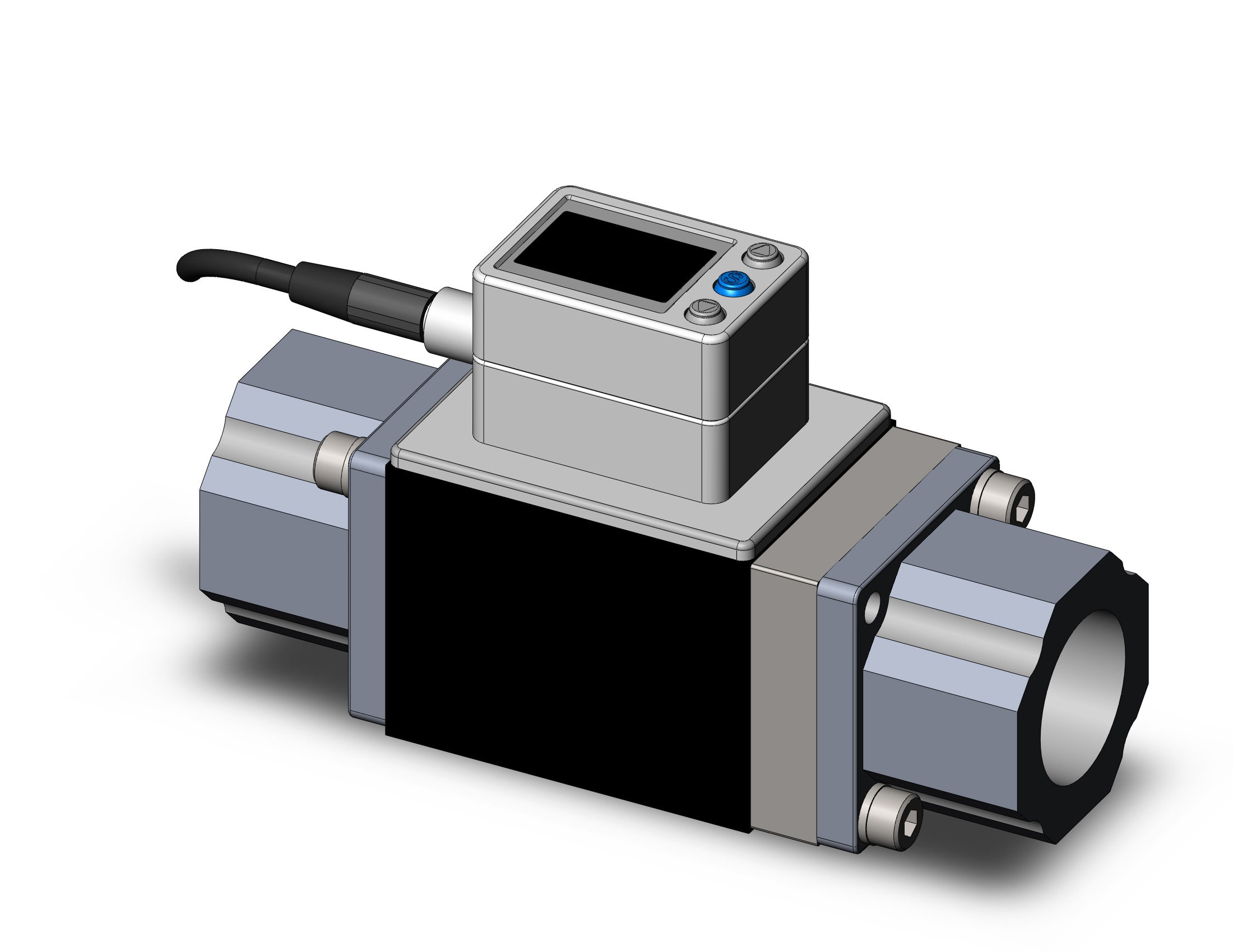 SMC PF3W711-N06-ET-M 3-color digital flow siwtch for water, DIGITAL FLOW SWITCH, WATER, PF3W