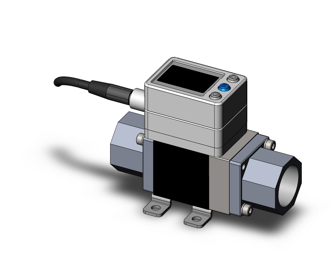 SMC PF3W720-04-BT-FR 3-color digital flow siwtch for water, DIGITAL FLOW SWITCH, WATER, PF3W