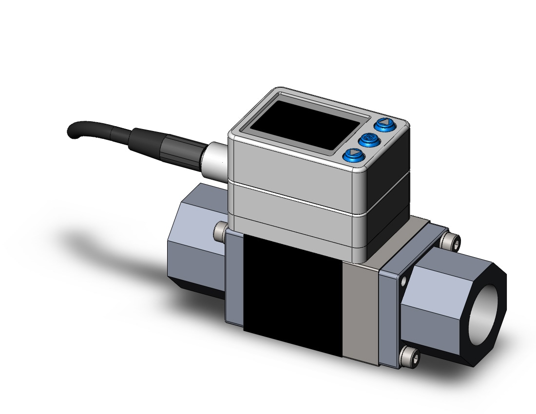 SMC PF3W720-N03-FT-F 3-color digital flow siwtch for water, DIGITAL FLOW SWITCH, WATER, PF3W