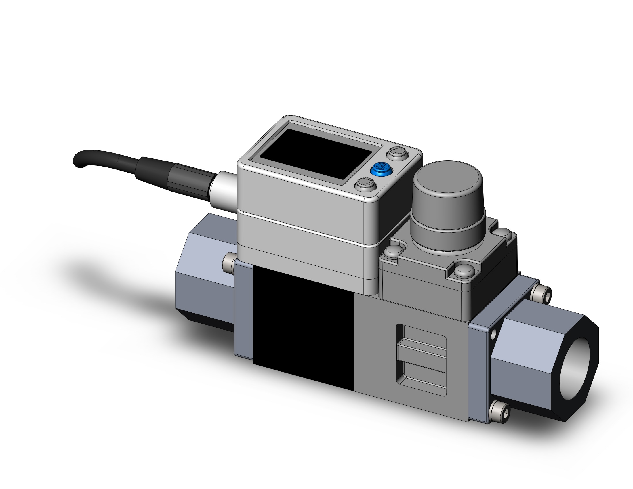 SMC PF3W720S-N03-B-G 3-color digital flow siwtch for water, DIGITAL FLOW SWITCH, WATER, PF3W