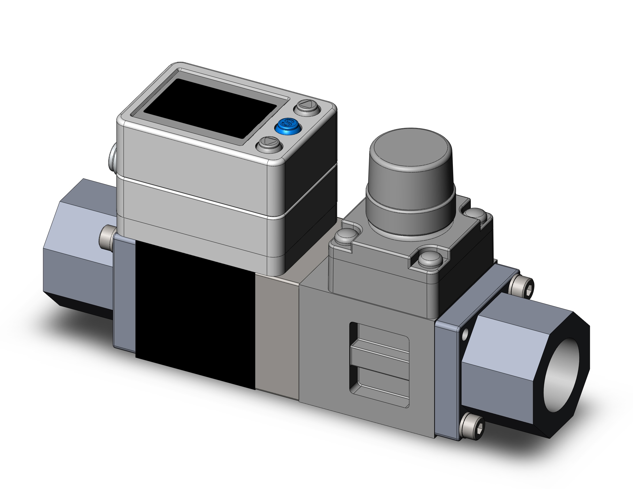 SMC PF3W720S-N03-BTN-M 3-color digital flow siwtch for water, DIGITAL FLOW SWITCH, WATER, PF3W