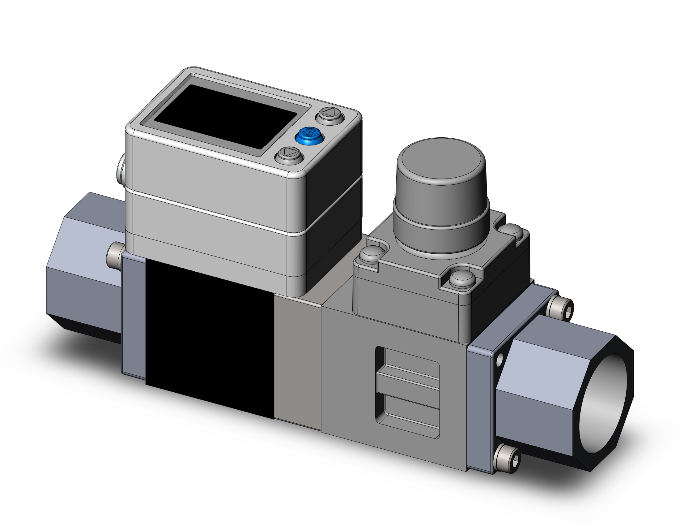 SMC PF3W720S-N04-ETN-M 3-color digital flow siwtch for water, DIGITAL FLOW SWITCH, WATER, PF3W