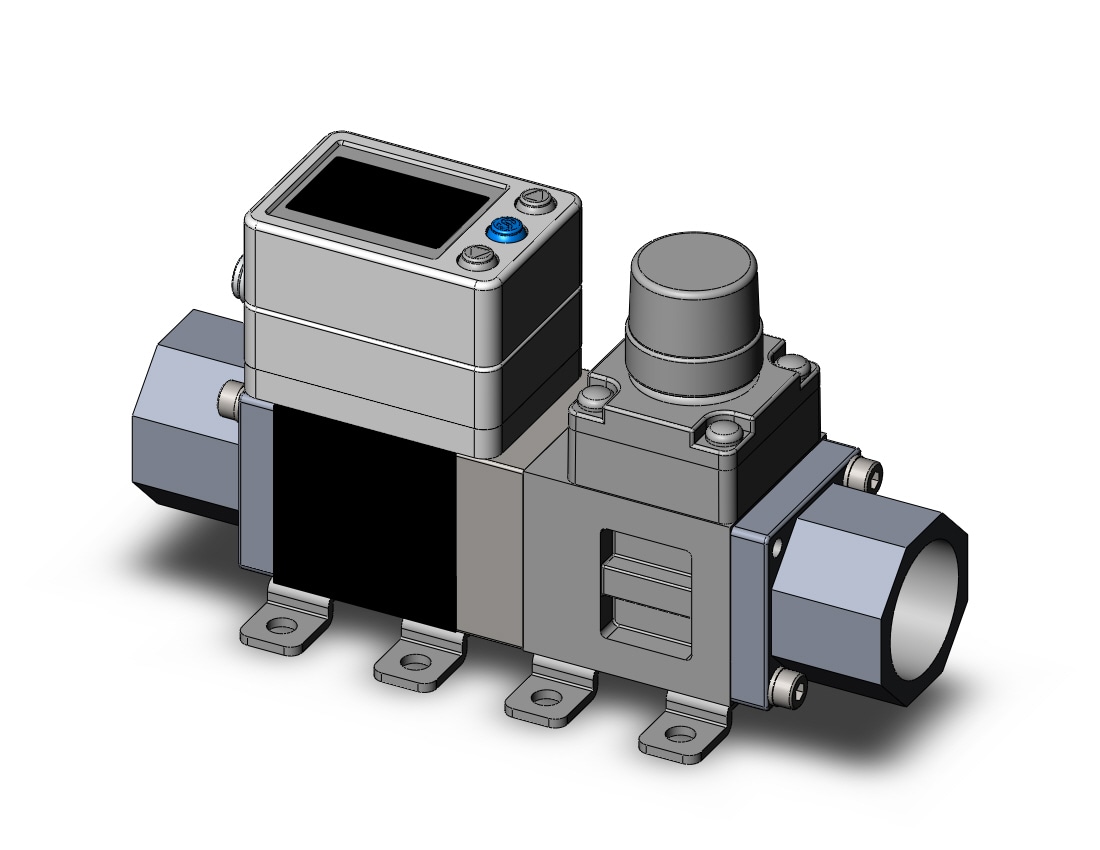 SMC PF3W720S-N04-ETN-MR 3-color digital flow siwtch for water, DIGITAL FLOW SWITCH, WATER, PF3W