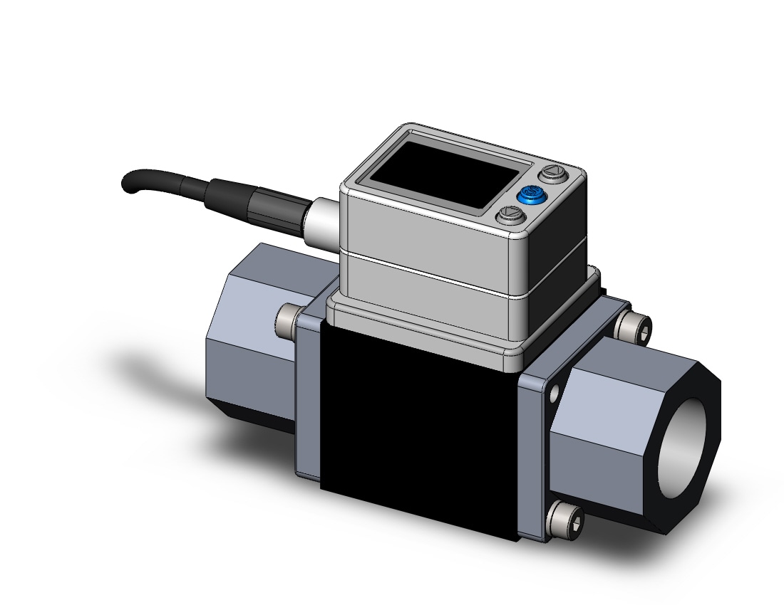 SMC PF3W740-04-A-G 3-color digital flow siwtch for water, DIGITAL FLOW SWITCH, WATER, PF3W