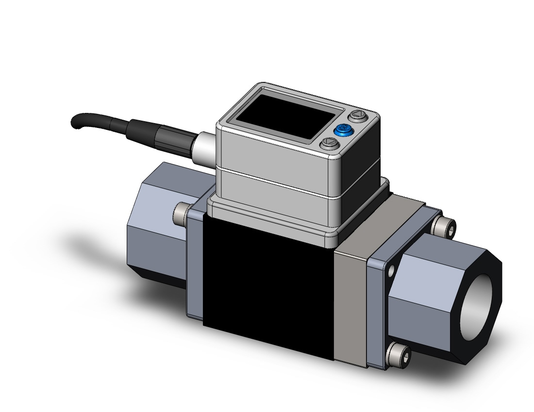 SMC PF3W740-04-BT-J 3-color digital flow siwtch for water, DIGITAL FLOW SWITCH, WATER, PF3W