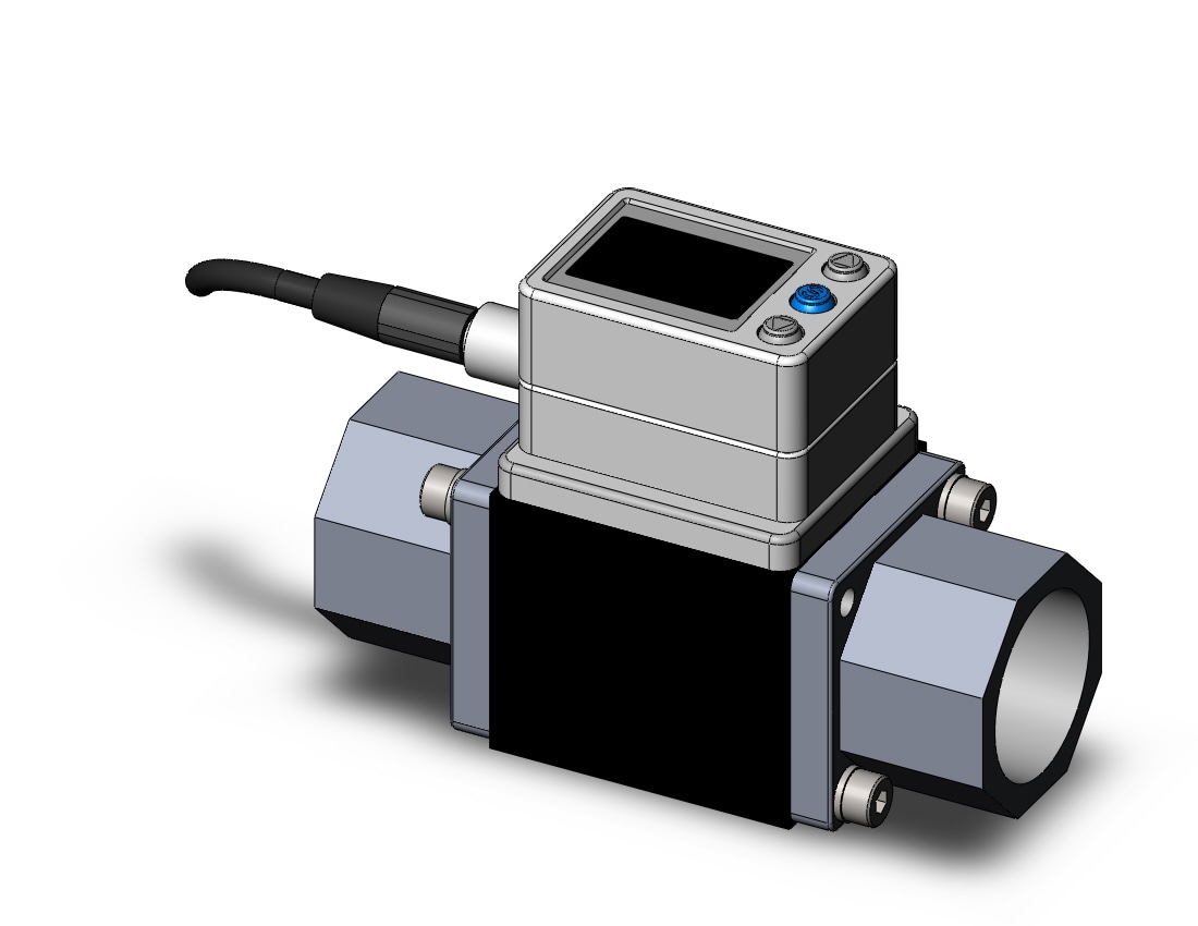 SMC PF3W740-06-F-M 3-color digital flow siwtch for water, DIGITAL FLOW SWITCH, WATER, PF3W