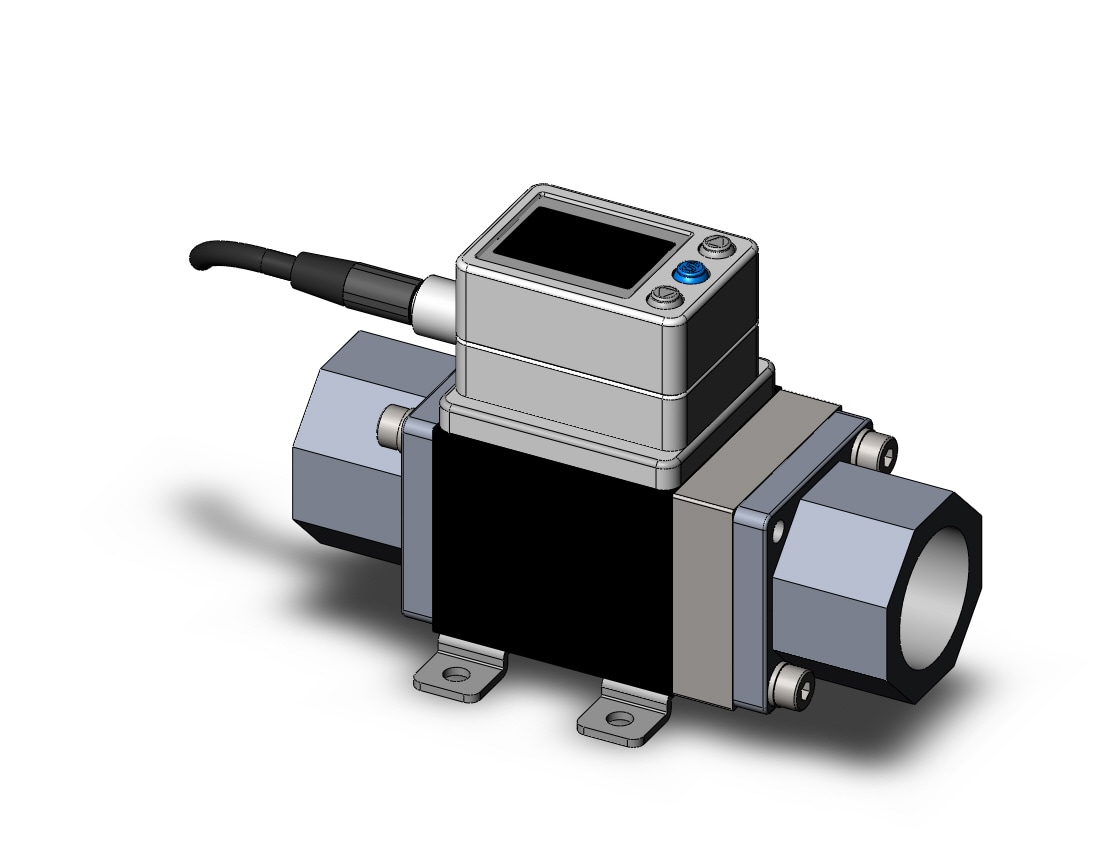 SMC PF3W740-F06-BT-FRA 3-color digital flow siwtch for water, DIGITAL FLOW SWITCH, WATER, PF3W