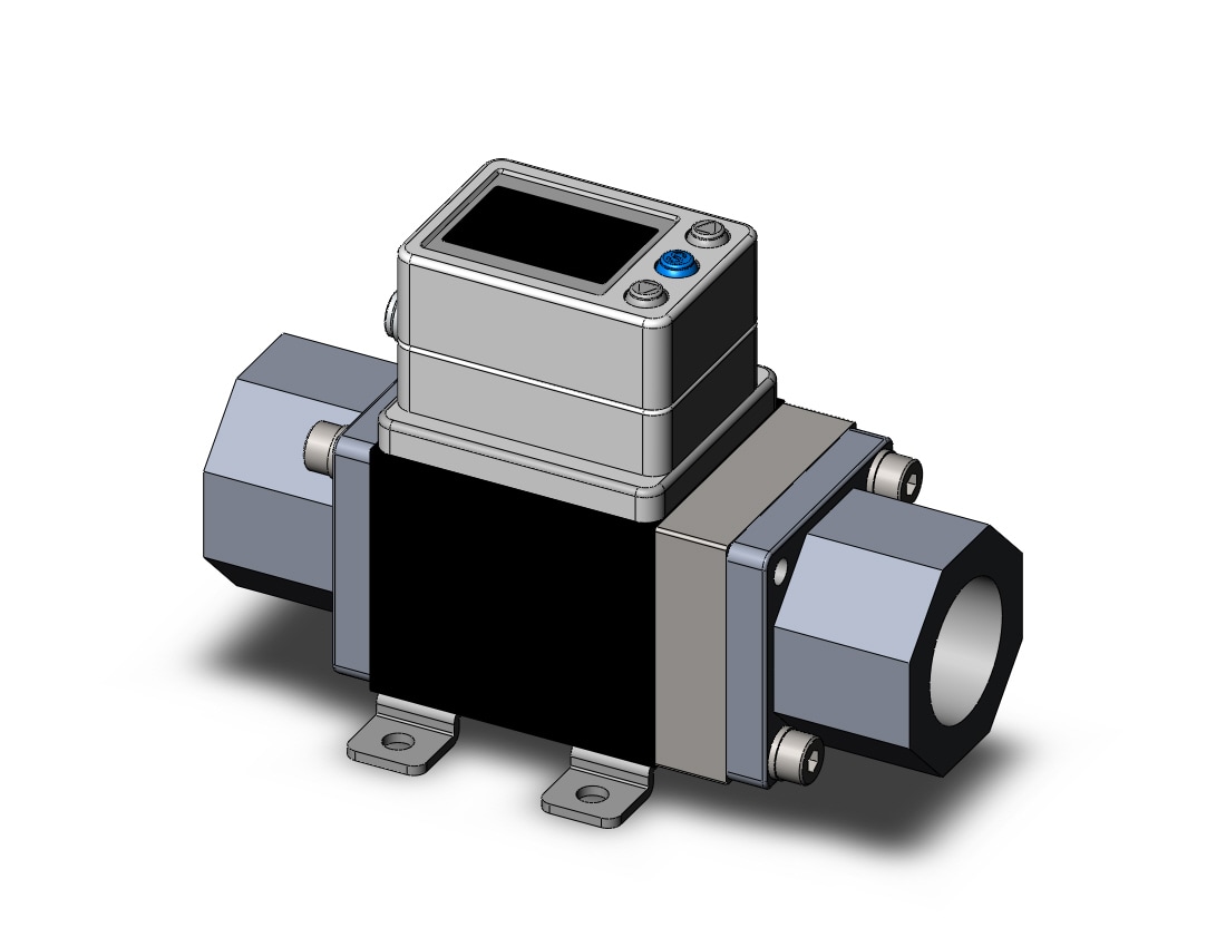 SMC PF3W740-N04-BTN-GR 3-color digital flow siwtch for water, DIGITAL FLOW SWITCH, WATER, PF3W