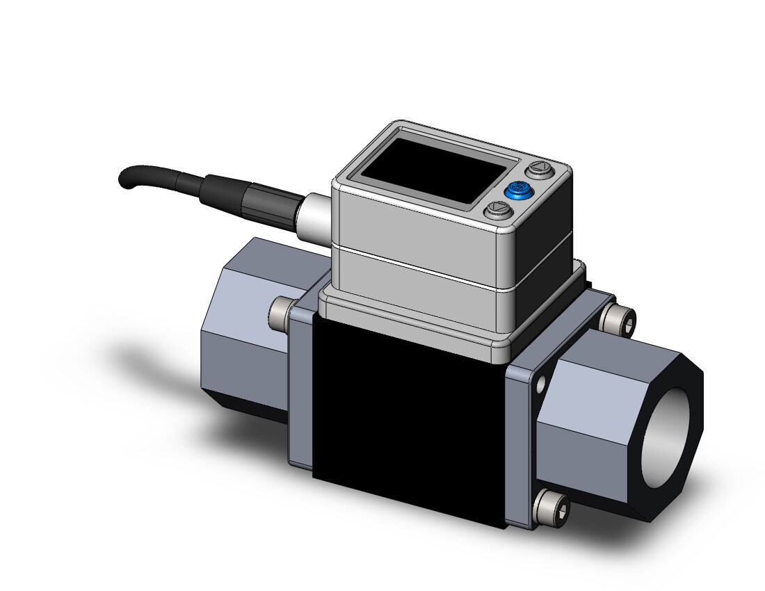 SMC PF3W740-N04-E-M 3-color digital flow siwtch for water, DIGITAL FLOW SWITCH, WATER, PF3W