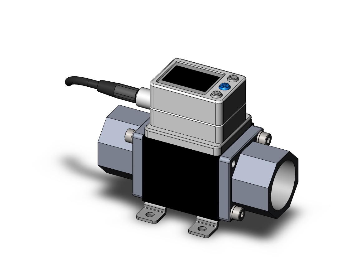 SMC PF3W740-N06-B-GR 3-color digital flow siwtch for water, DIGITAL FLOW SWITCH, WATER, PF3W