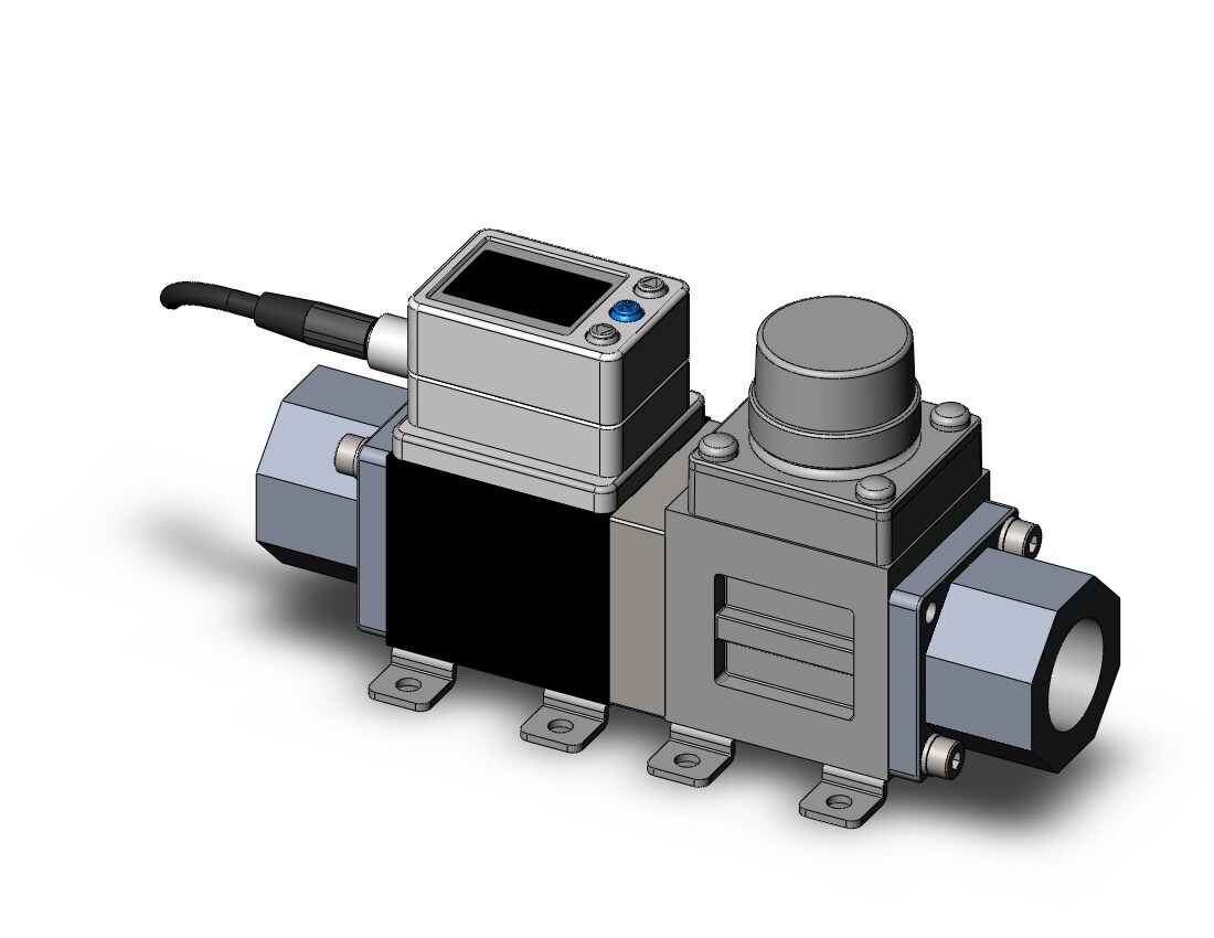 SMC PF3W740S-04-ET-MR 3-color digital flow siwtch for water, DIGITAL FLOW SWITCH, WATER, PF3W