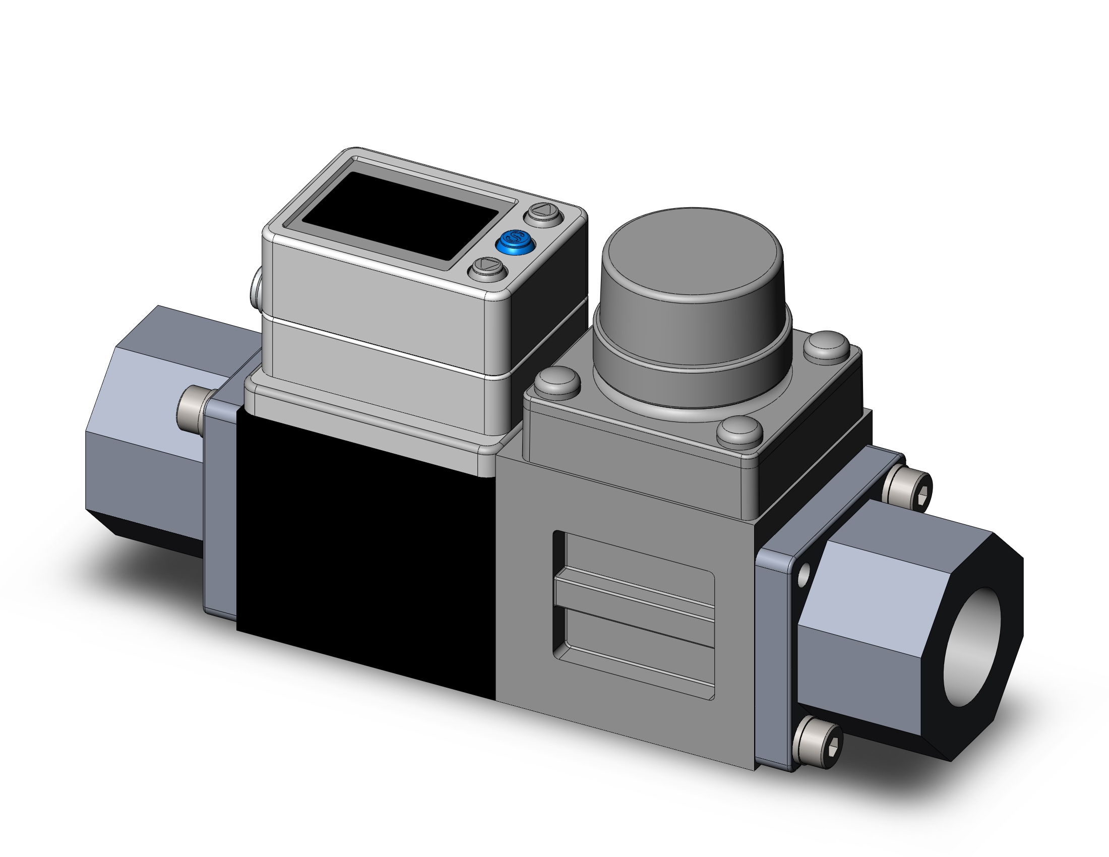 SMC PF3W740S-F04-FN-M 3-color digital flow siwtch for water, DIGITAL FLOW SWITCH, WATER, PF3W