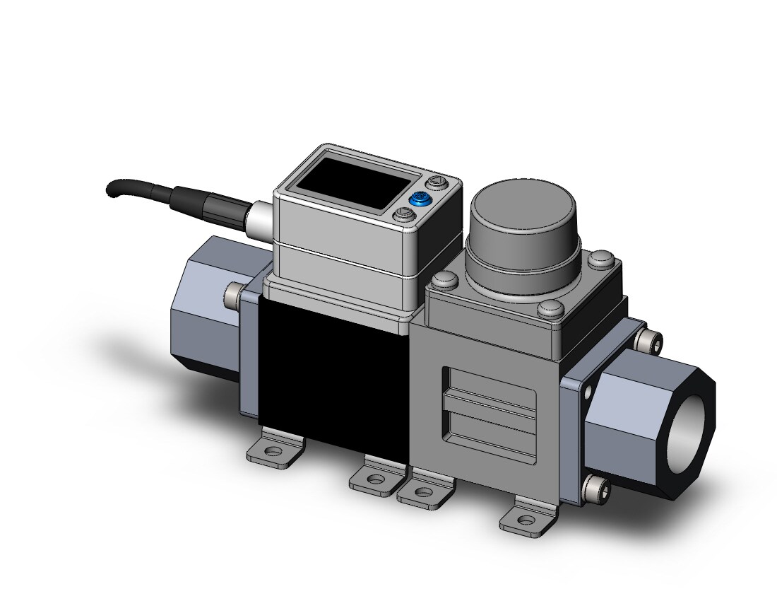 SMC PF3W740S-N04-E-GRA 3-color digital flow siwtch for water, DIGITAL FLOW SWITCH, WATER, PF3W