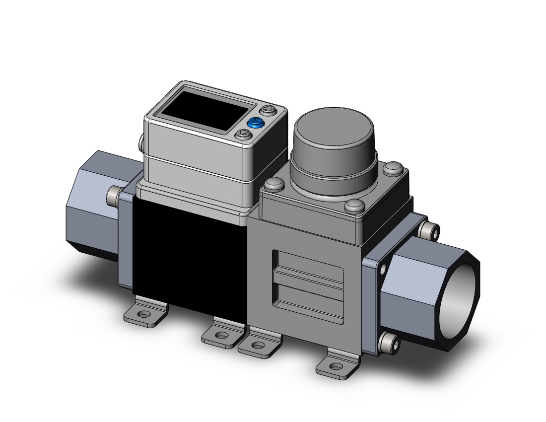 SMC PF3W740S-N06-BN-MR 3-color digital flow siwtch for water, DIGITAL FLOW SWITCH, WATER, PF3W