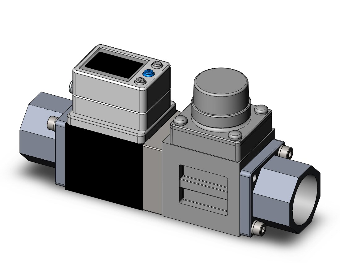 SMC PF3W740S-N06-DTN-F 3-color digital flow siwtch for water, DIGITAL FLOW SWITCH, WATER, PF3W