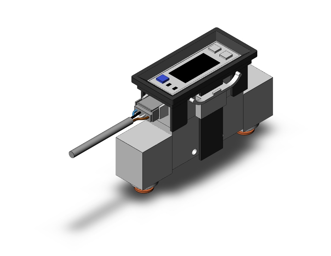 SMC PFM710-C4L-B-T 2-color digital flow switch for air, DIGITAL FLOW SWITCH