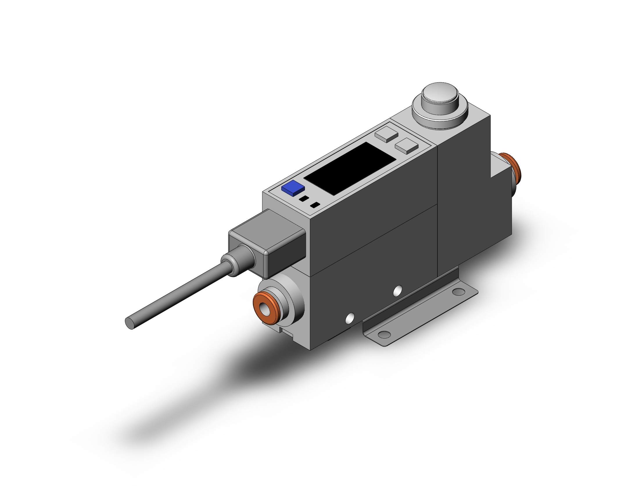 SMC PFM710S-C4-D-WS 2-color digital flow switch for air, DIGITAL FLOW SWITCH