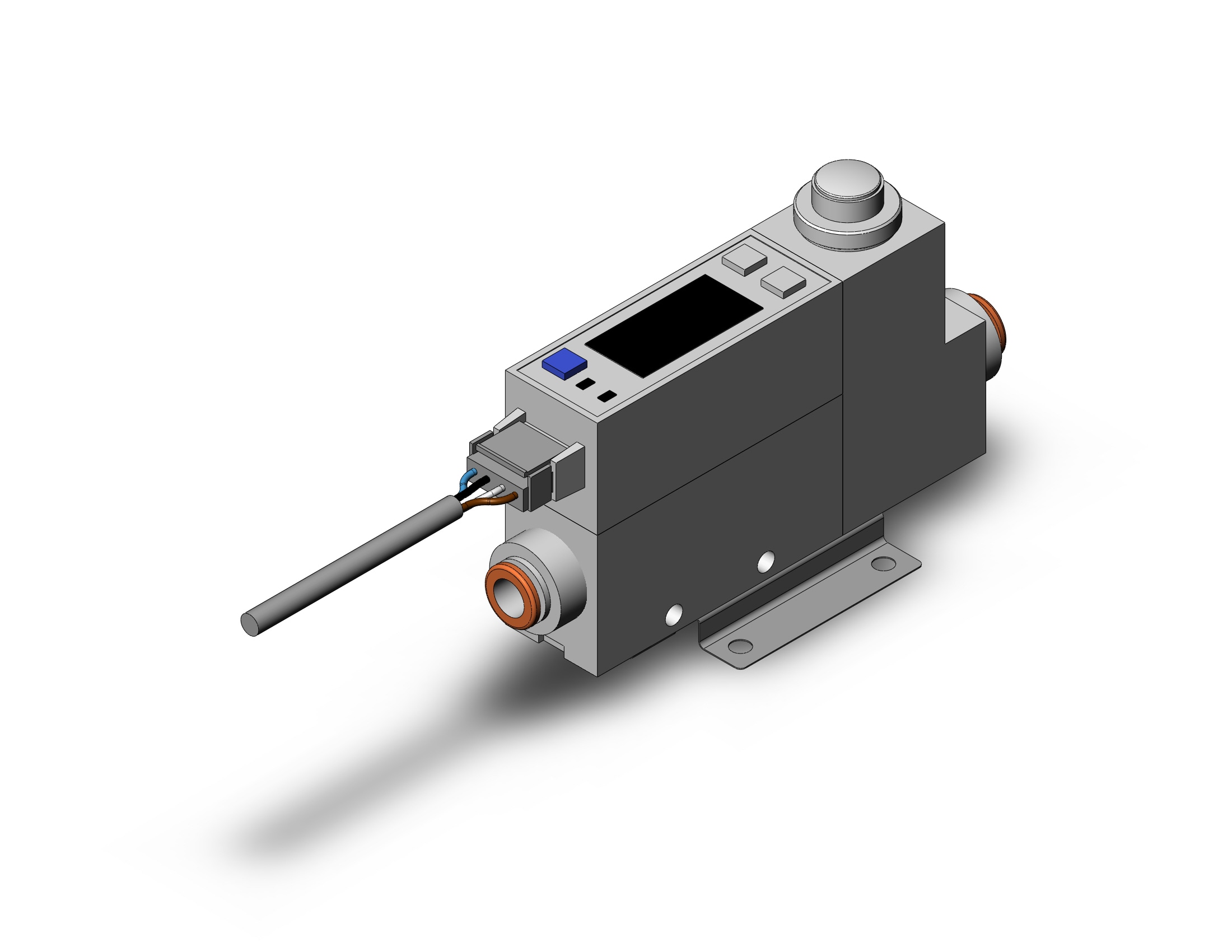 SMC PFM711S-C6-B-A-S 2-color digital flow switch for air, DIGITAL FLOW SWITCH