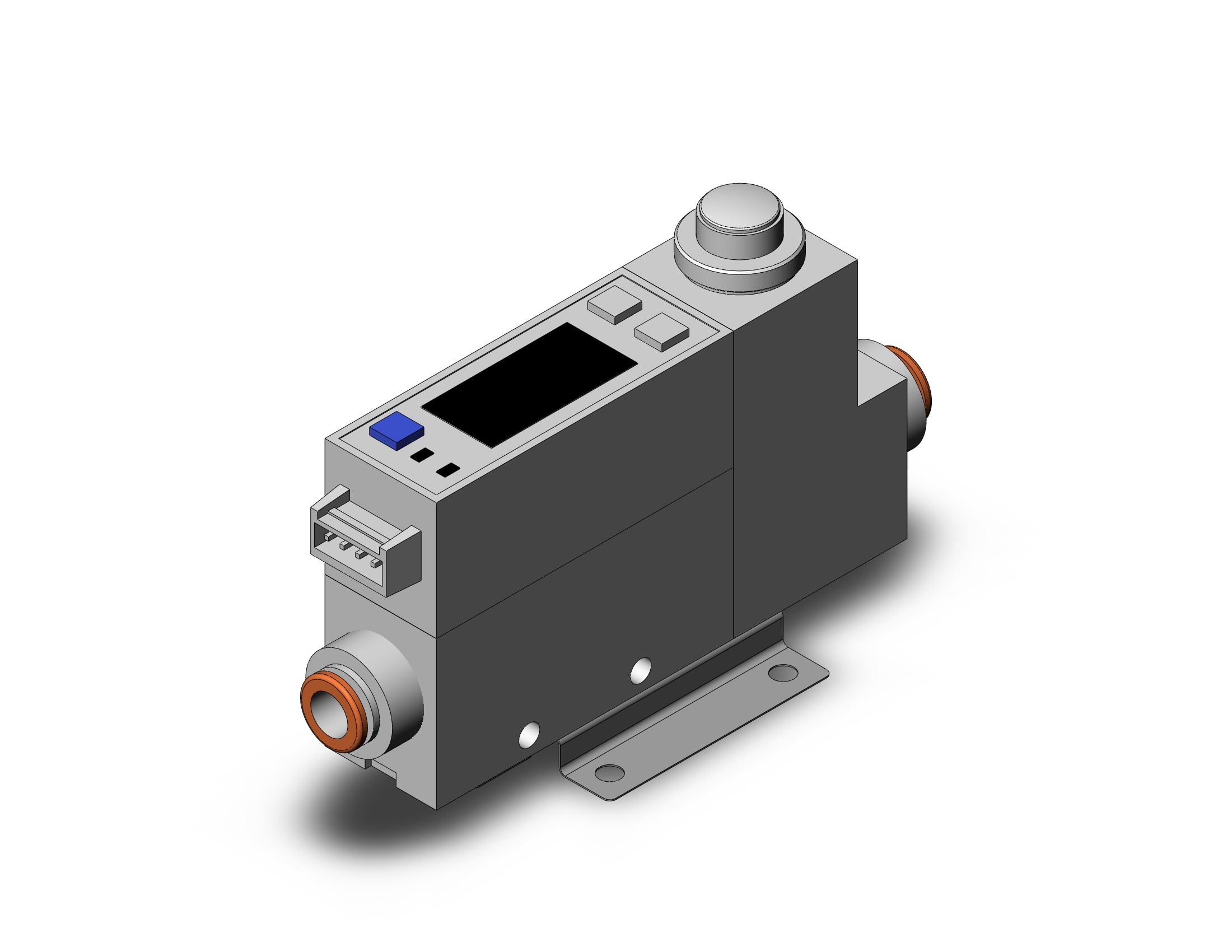 SMC PFM711S-C6-B-N-ZS 2-color digital flow switch for air, DIGITAL FLOW SWITCH