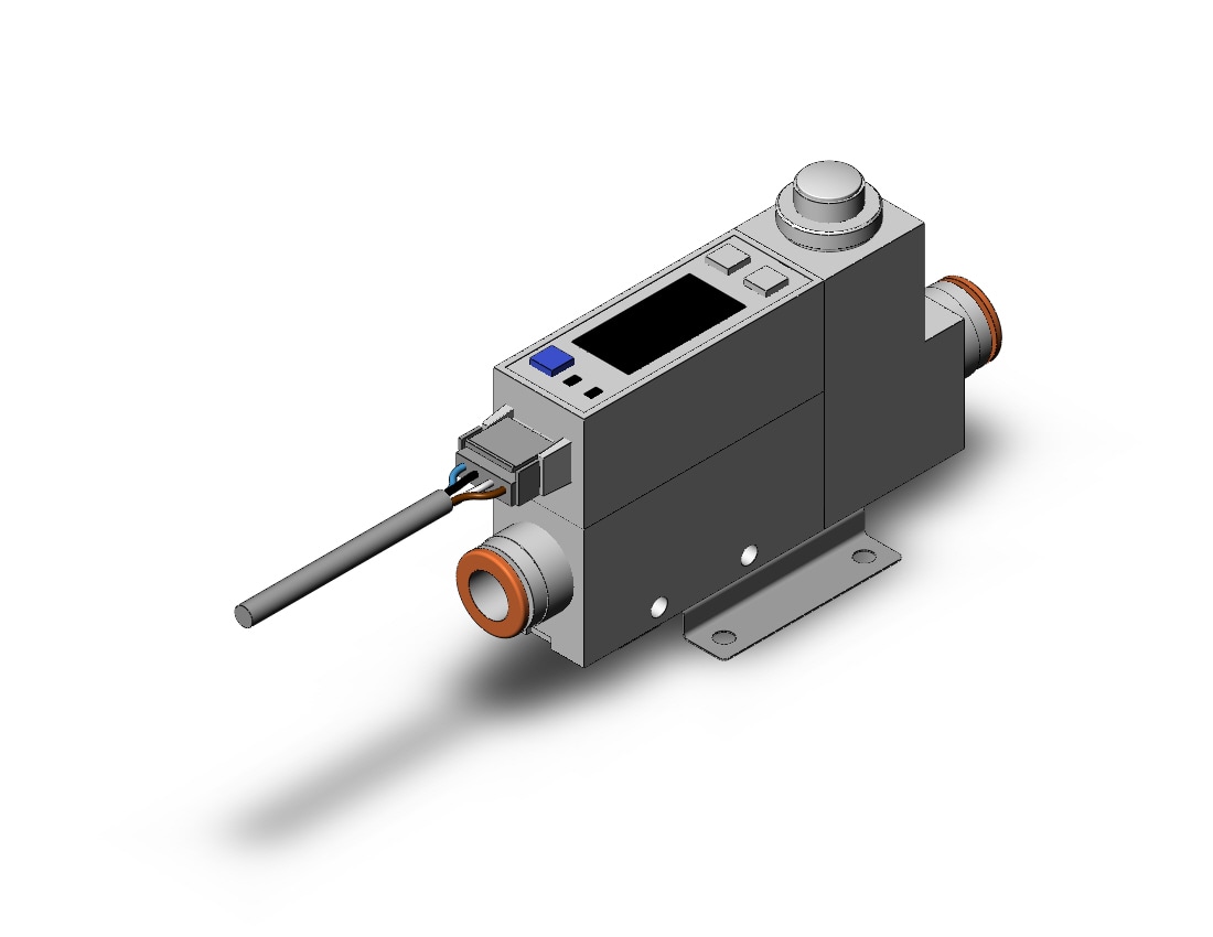 SMC PFM711S-C8-A-MN-S 2-color digital flow switch for air, DIGITAL FLOW SWITCH