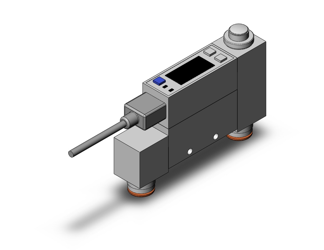 SMC PFM711S-C8L-E-W 2-color digital flow switch for air, DIGITAL FLOW SWITCH