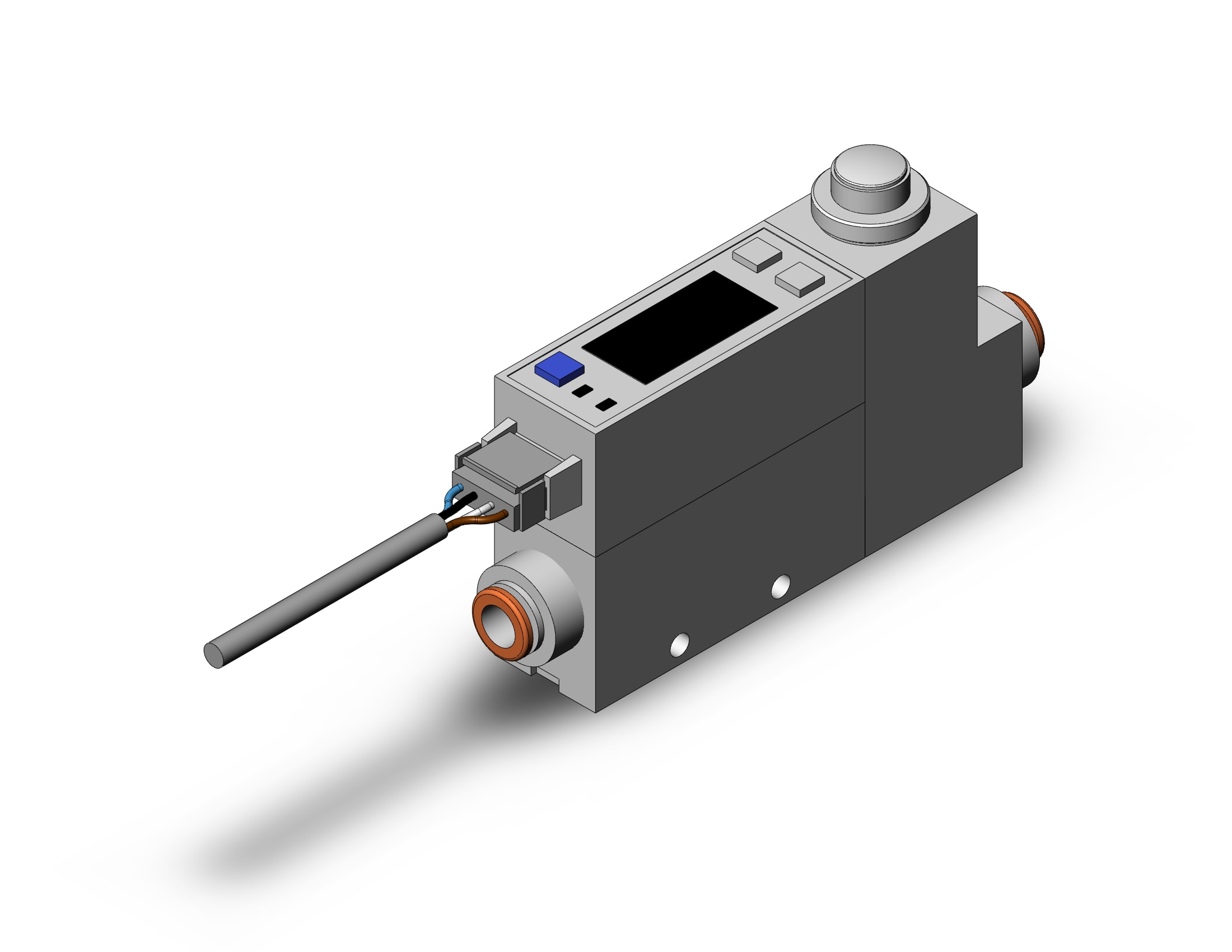 SMC PFM725S-C6-A-N 2-color digital flow switch for air, DIGITAL FLOW SWITCH