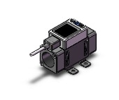 SMC PFMB7102-04-BW-RA 2-color digital flow switch for air, DIGITAL FLOW SWITCH