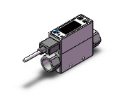 SMC PFMB7201-02-FW-M 2-color digital flow switch for air, DIGITAL FLOW SWITCH