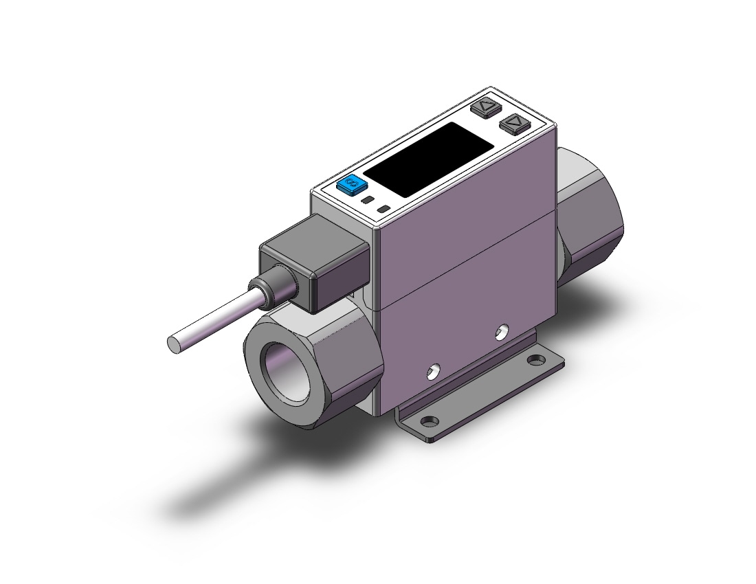 SMC PFMB7201-F02-BW-R 2-color digital flow switch for air, DIGITAL FLOW SWITCH