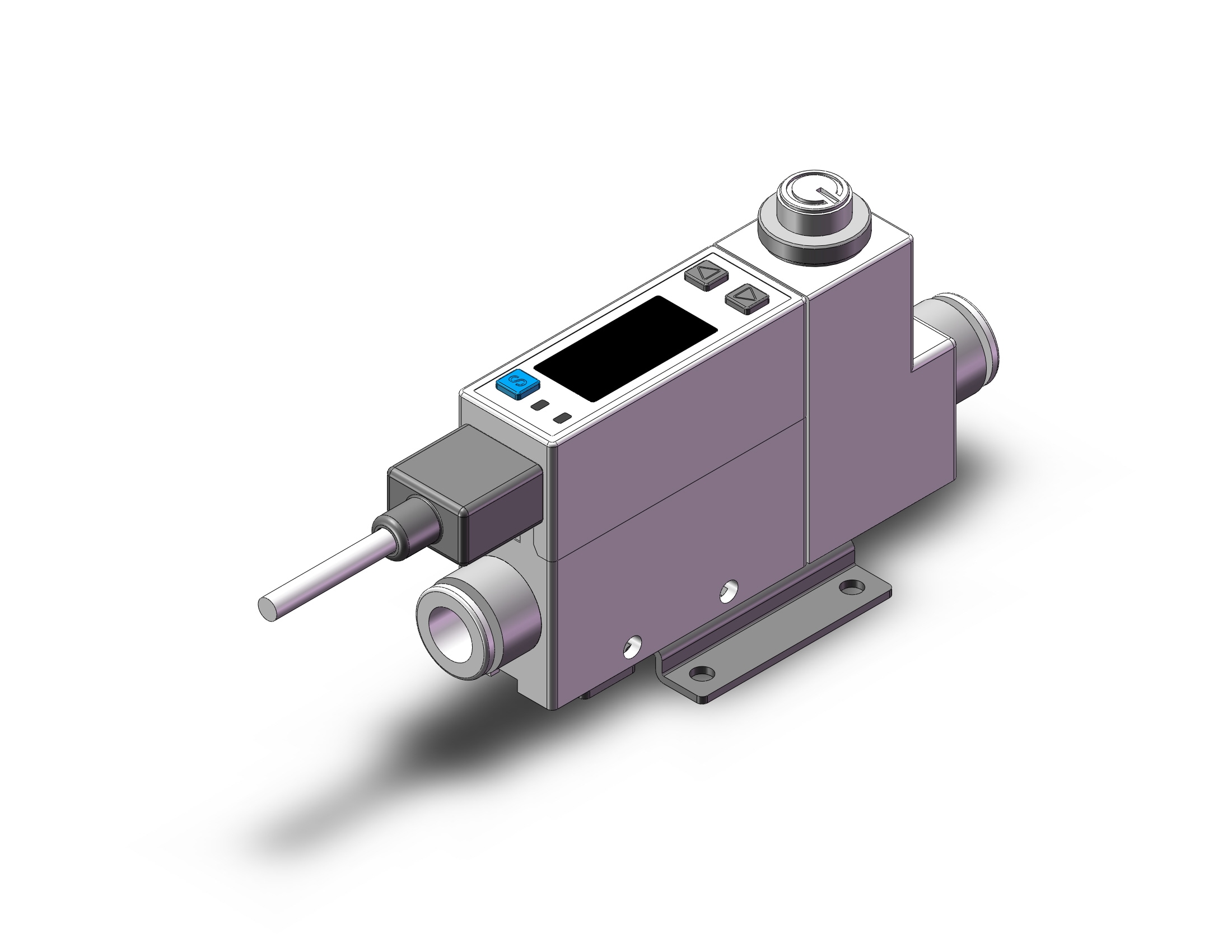 SMC PFMB7201S-C8-DW-S 2-color digital flow switch for air, DIGITAL FLOW SWITCH