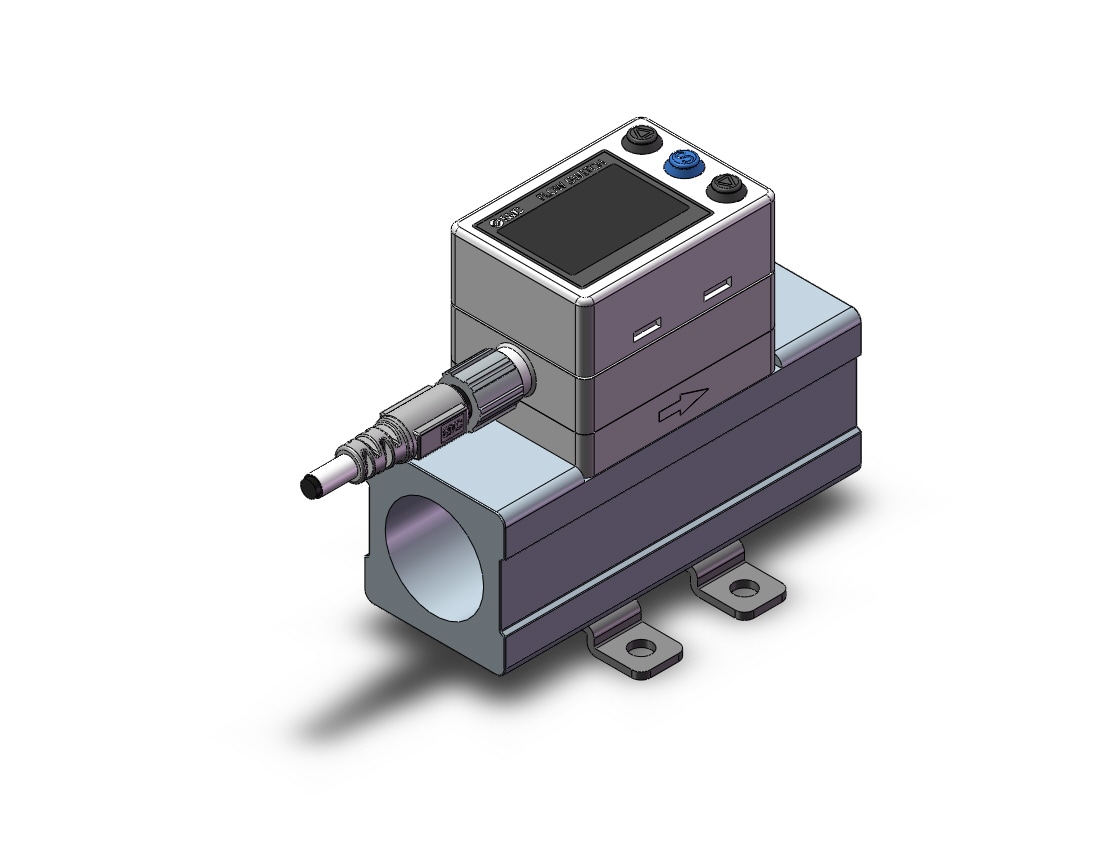 SMC PFMC7102-F04-B-RA 2-color digital flow switch for air, DIGITAL FLOW SWITCH