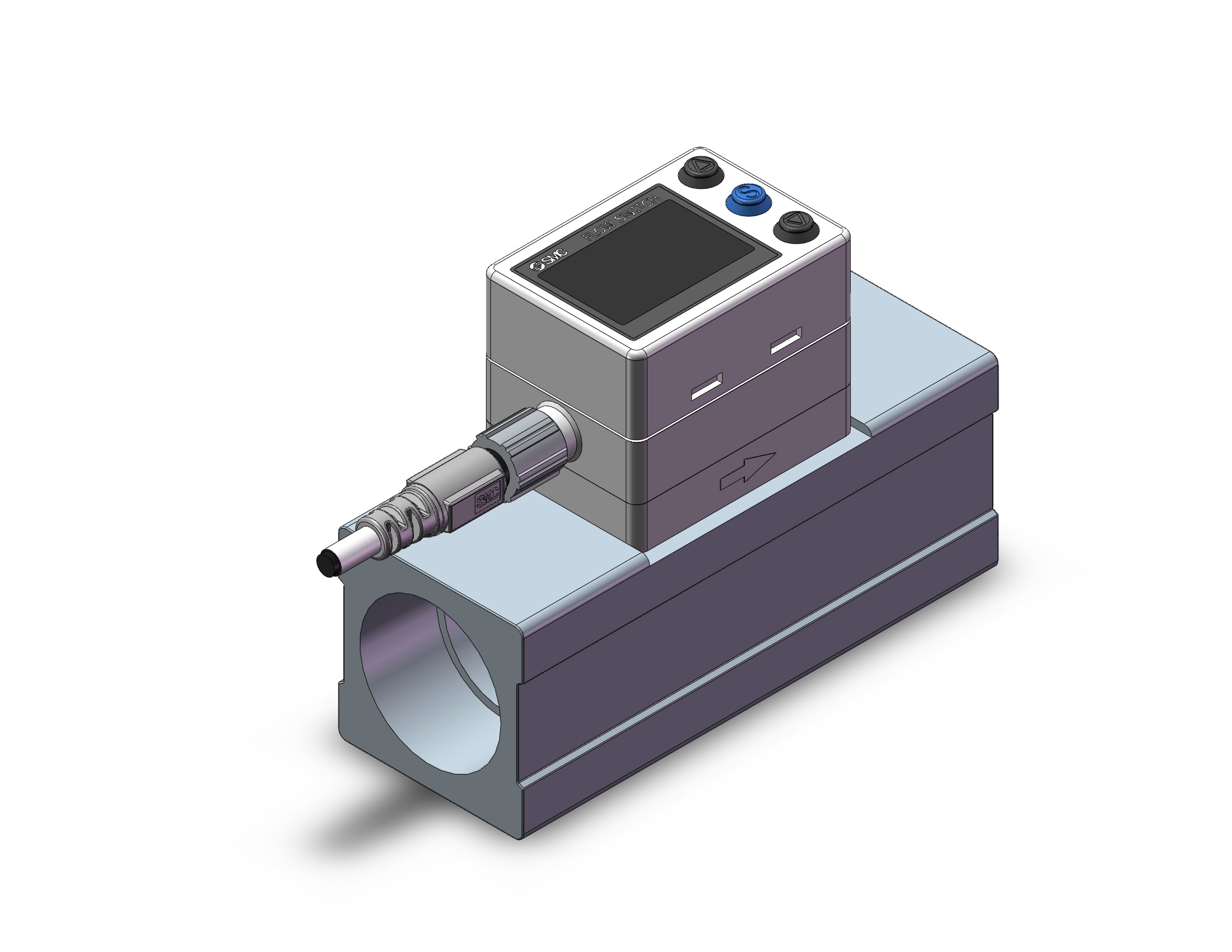 SMC PFMC7202-N06-A-A 2-color digital flow switch for air, DIGITAL FLOW SWITCH