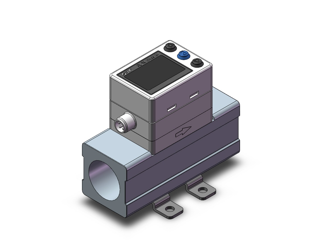 SMC PFMC7501-04-BN-R 2-color digital flow switch for air, DIGITAL FLOW SWITCH