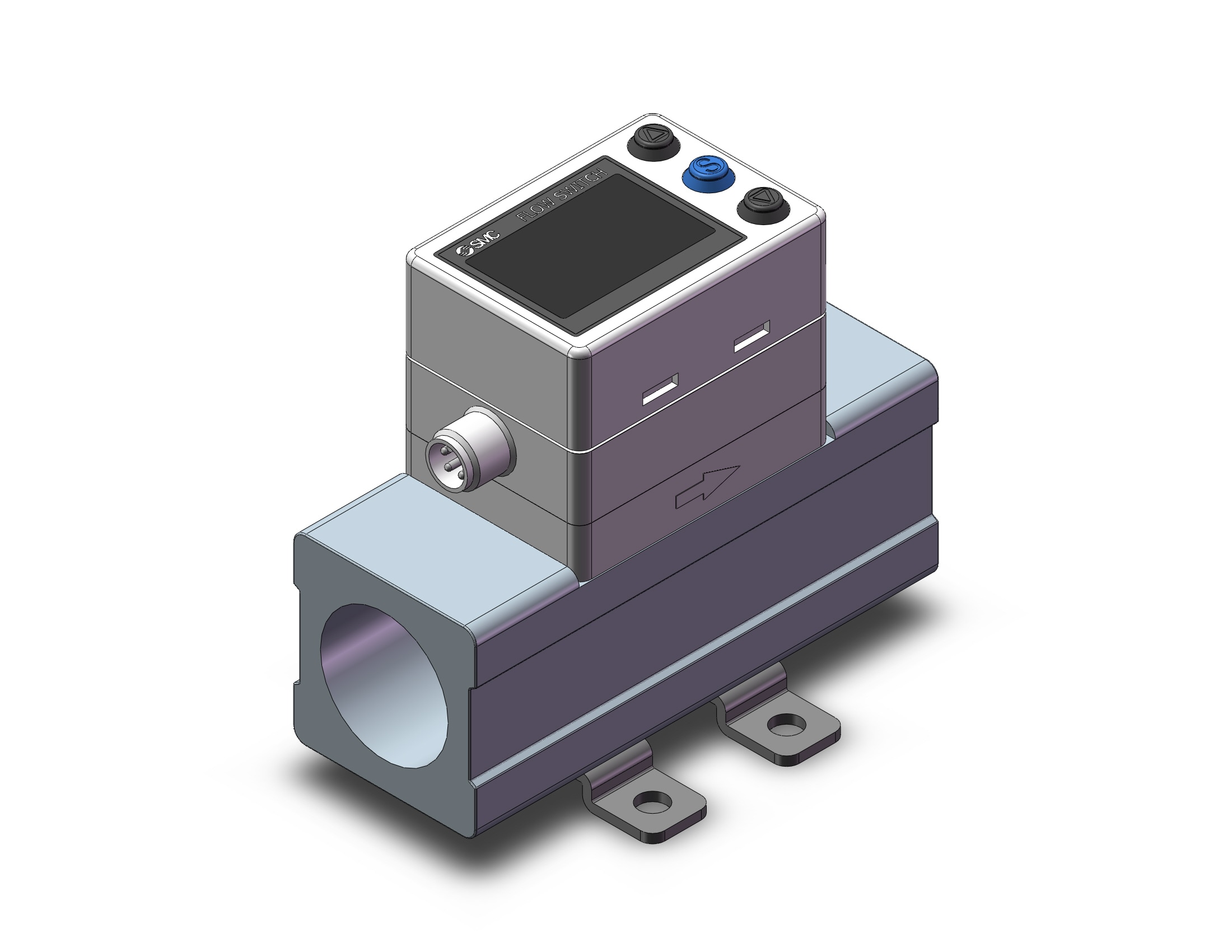 SMC PFMC7501-F04-BN-MR 2-color digital flow switch for air, DIGITAL FLOW SWITCH