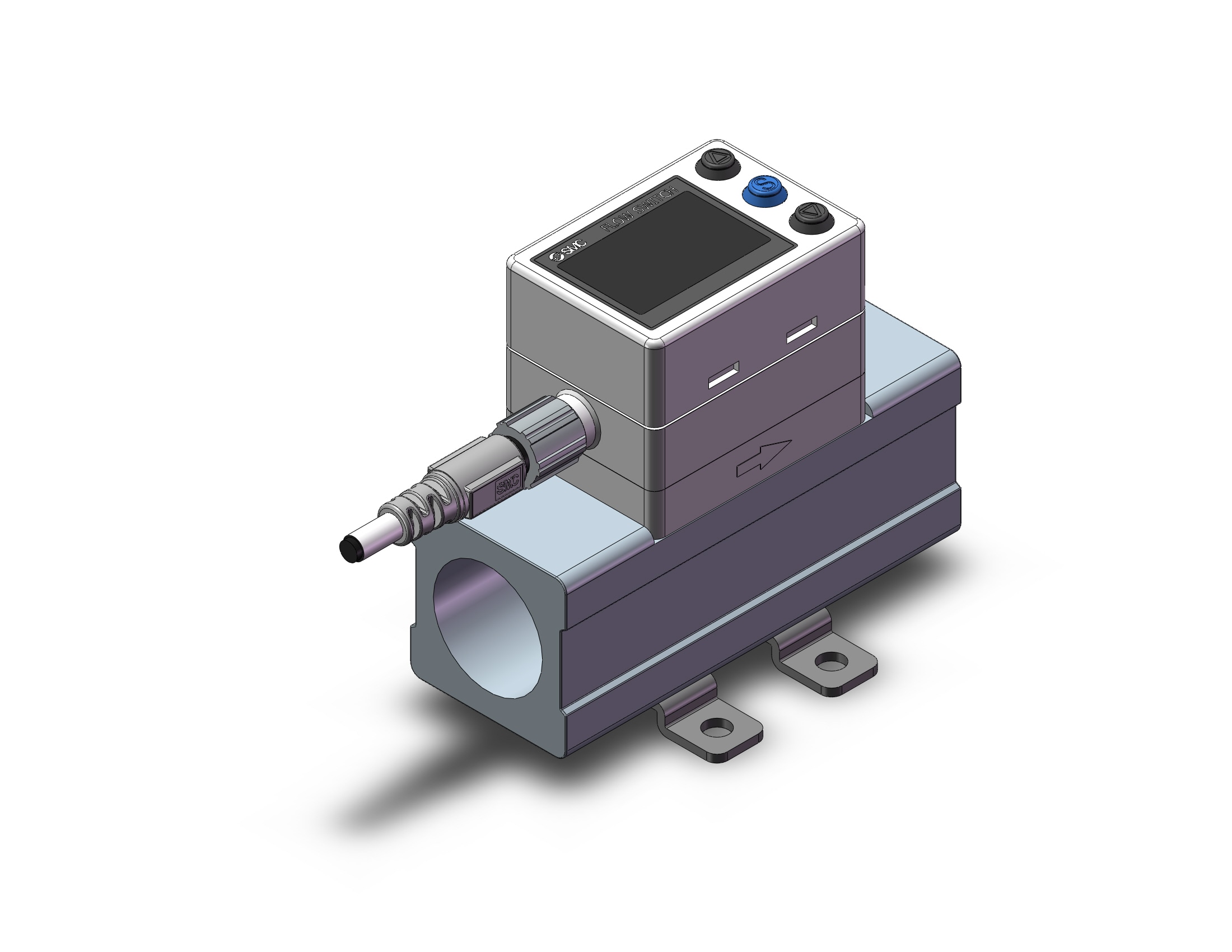 SMC PFMC7501-F04-H-R 2-color digital flow switch for air, DIGITAL FLOW SWITCH