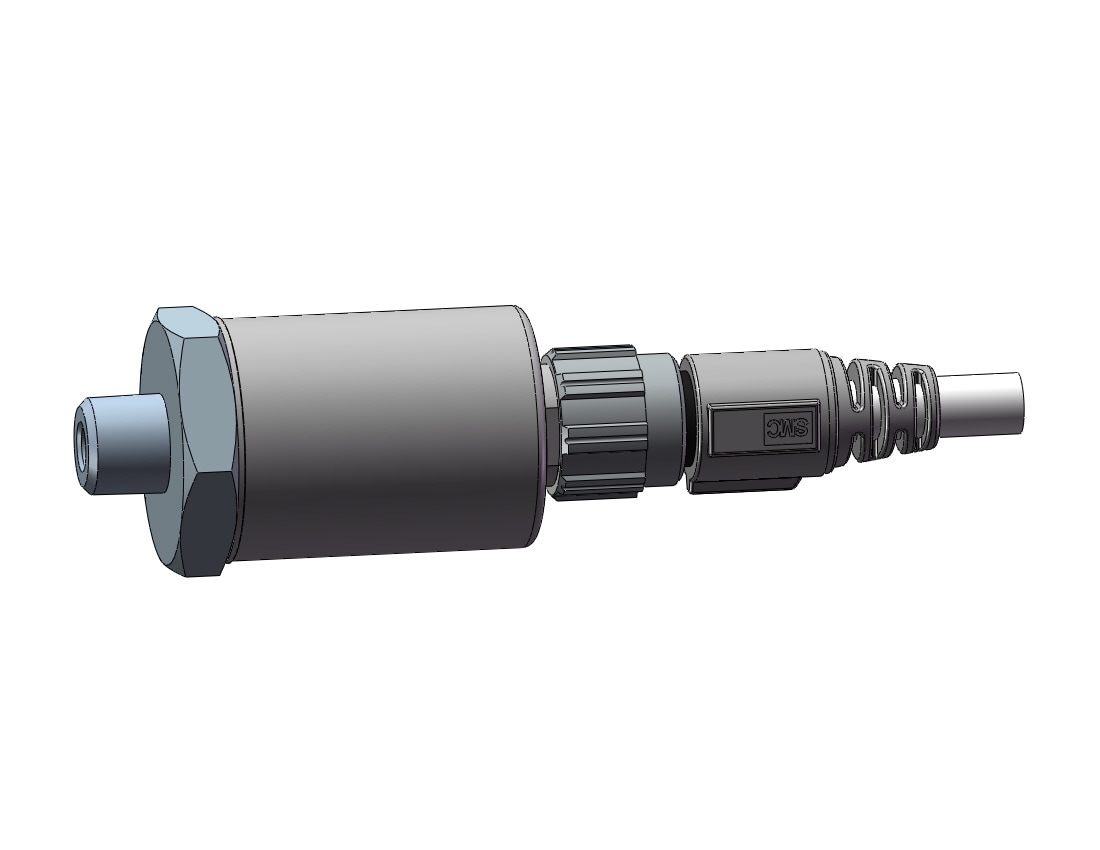 SMC PSE573-02-28 pressure sensor with m12 connector, PRESSURE SWITCH, PSE100-560