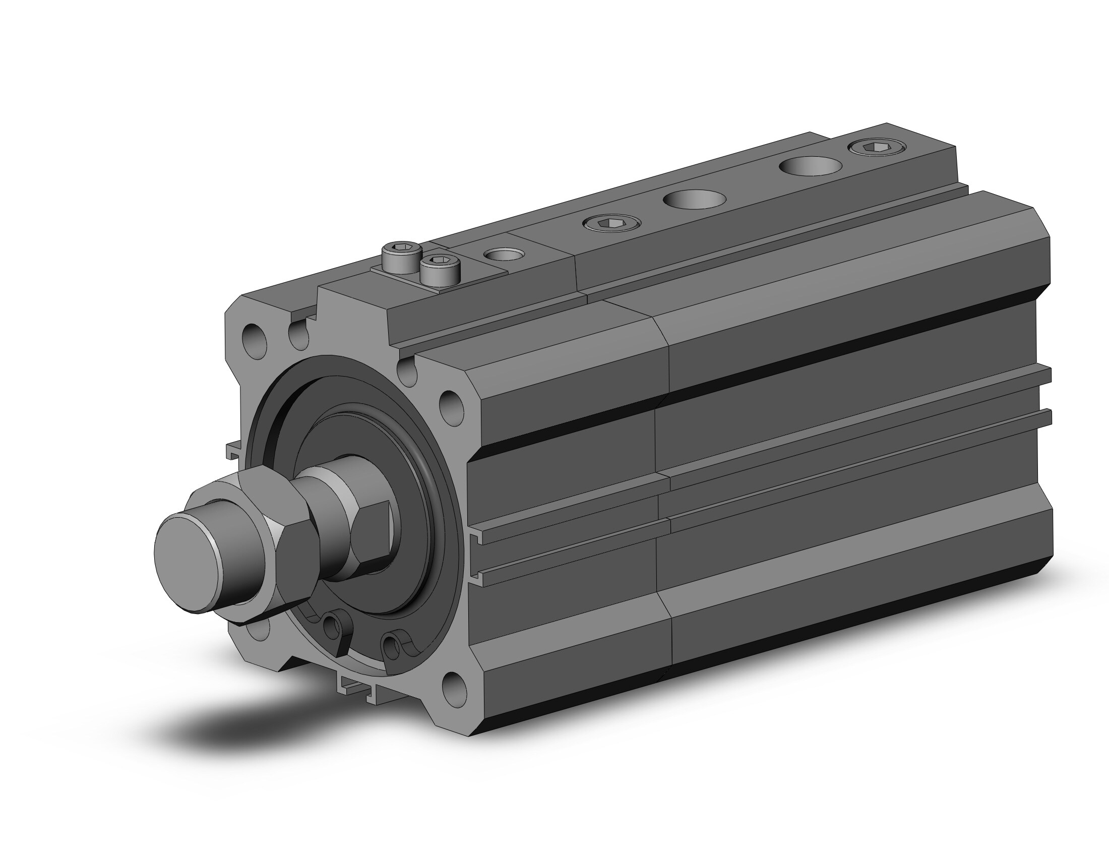 SMC RLQA40TF-25M-B 40mm rlq double acting, RLQ COMPACT LOCK CYLINDER