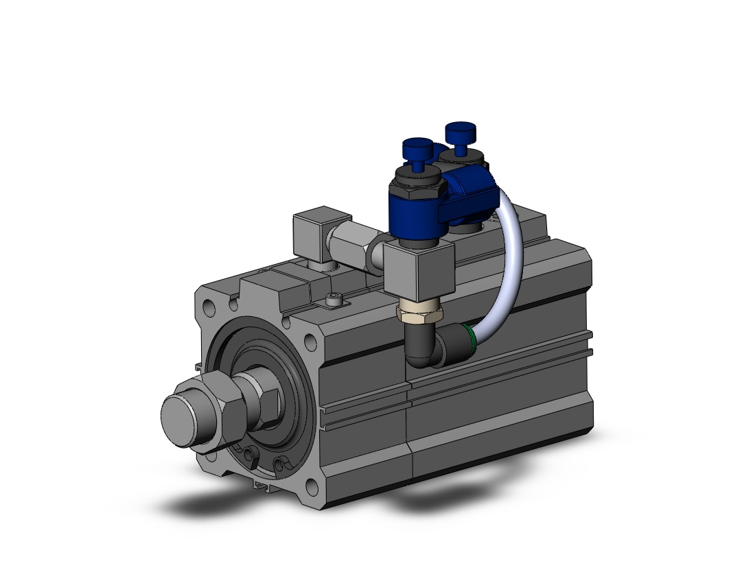 SMC RLQA50TN-30M-BR cyl, compact w/lock, RLQ COMPACT LOCK CYLINDER