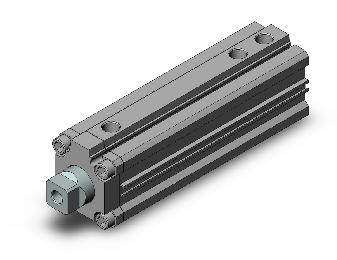 SMC RZQA32-75-40 cyl, 3-position, sw capable, RZQ 3-POSITION CYLINDER