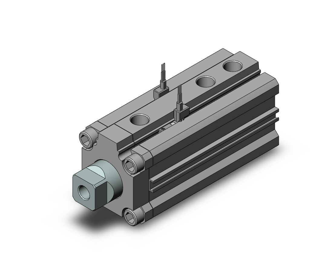 SMC RZQA32TF-25-5-M9NVM3 cylinder, 3-position, 3-POSITION CYLINDER