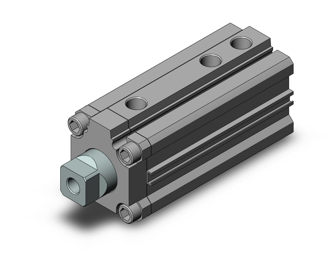 SMC RZQA32TN-25-5 cylinder, 3-position, 3-POSITION CYLINDER