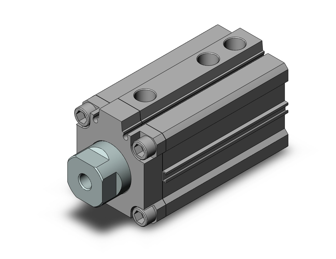 SMC RZQA50TN-25-10 cylinder, 3-position, 3-POSITION CYLINDER