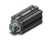 SMC RZQB63TN-50-5 cyl, 3-position, sw capable, RZQ 3-POSITION CYLINDER