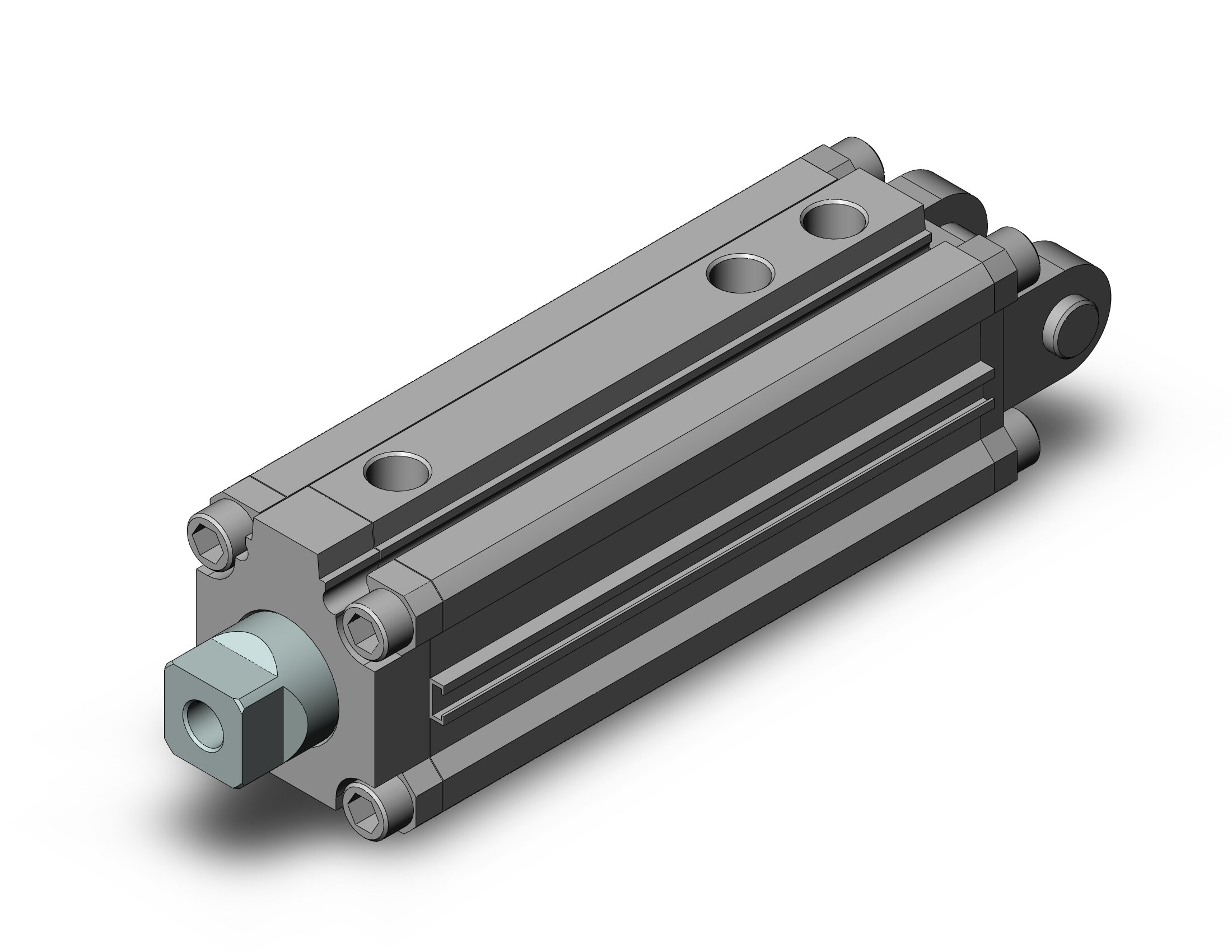 SMC RZQD32TN-50-20 cyl, 3-position, sw capable, RZQ 3-POSITION CYLINDER