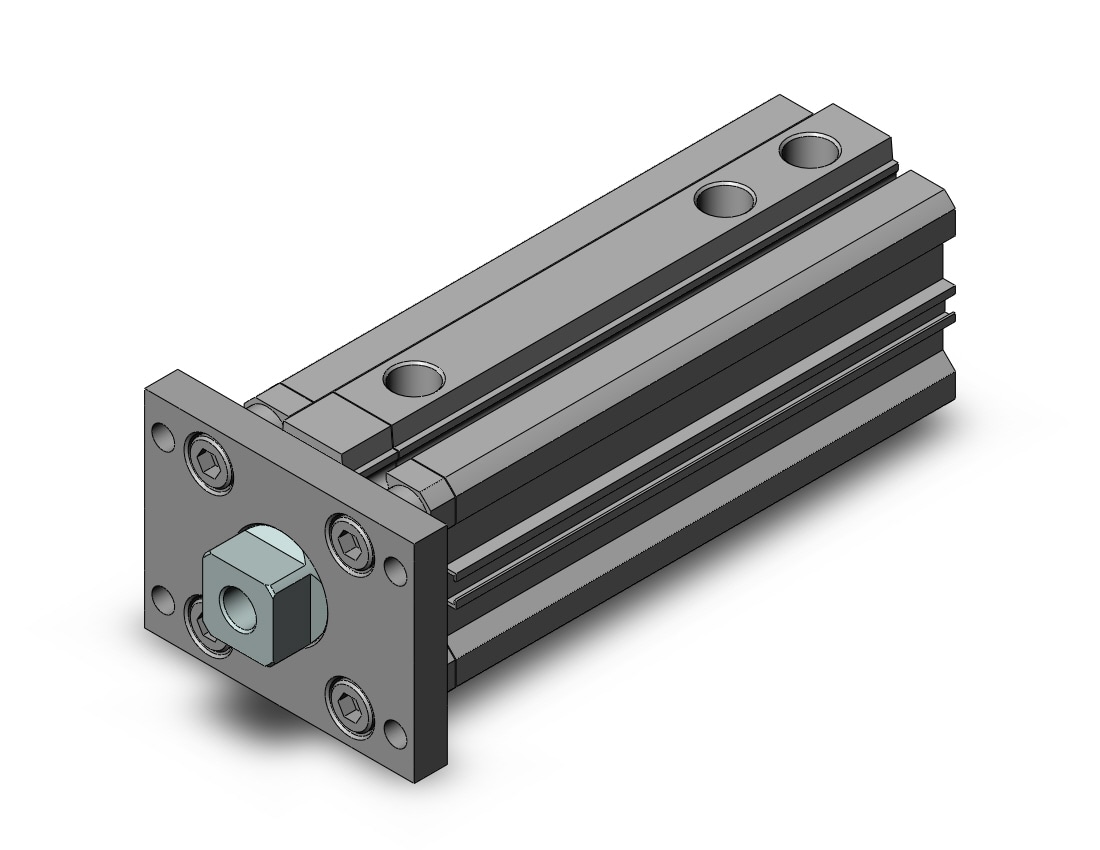 SMC RZQF32TF-50-30 cyl, 3-position, sw capable, RZQ 3-POSITION CYLINDER