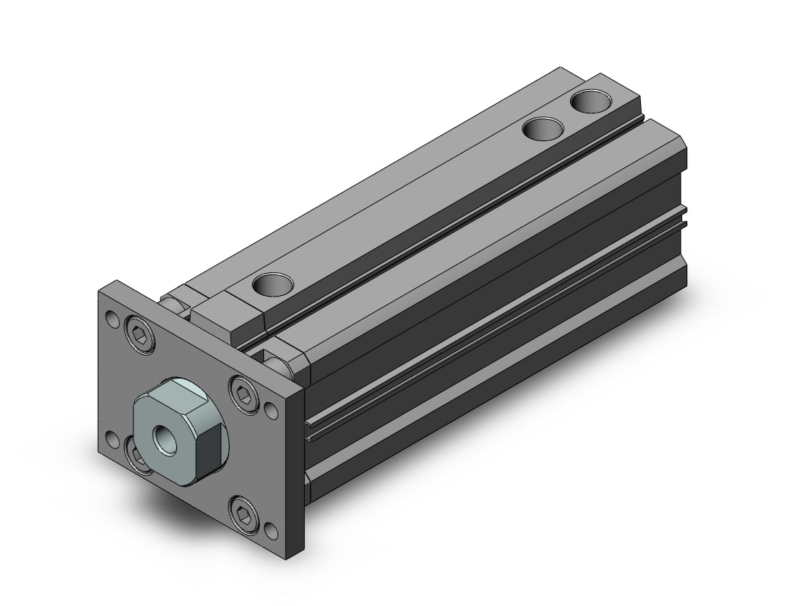 SMC RZQF50-100-60 cyl, 3-position, sw capable, RZQ 3-POSITION CYLINDER